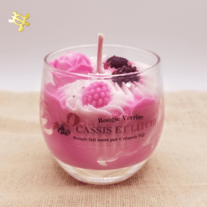 Bougie Verrine <br/> CASSIS ET LITCHI