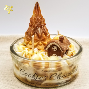 Bougie « Composition » Sapin<br/>COOKIES CHOCOLAT