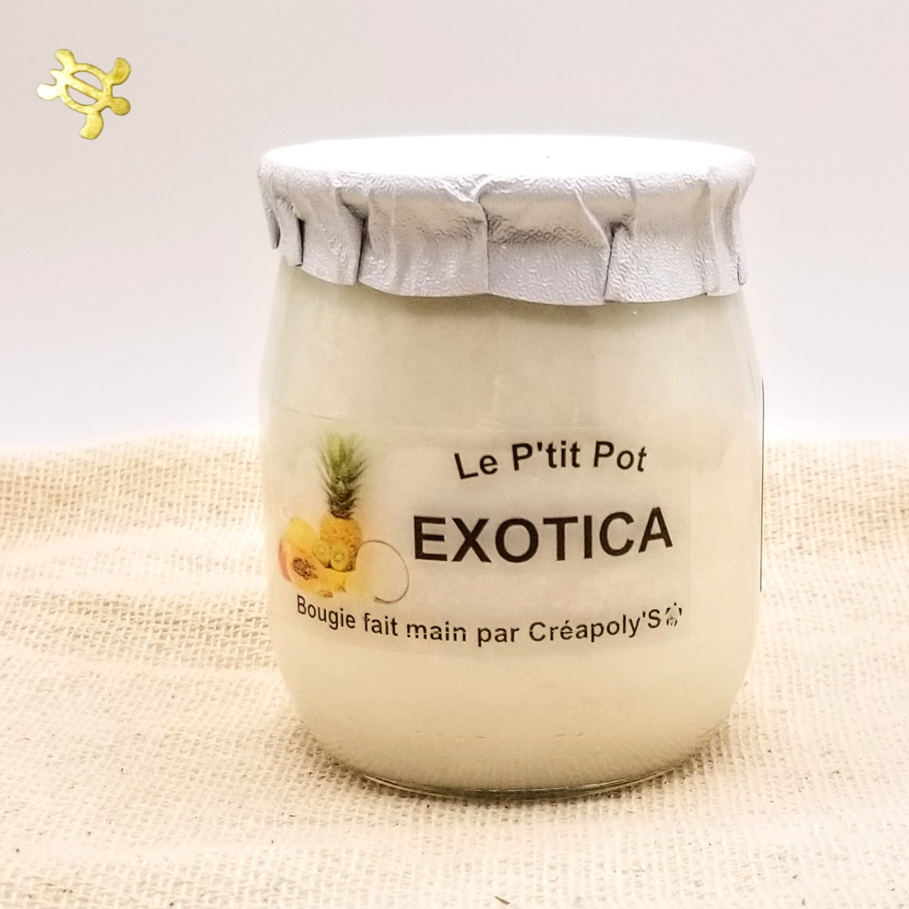 Bougie Le P'tit Pot EXOTICA par Créapoly'S