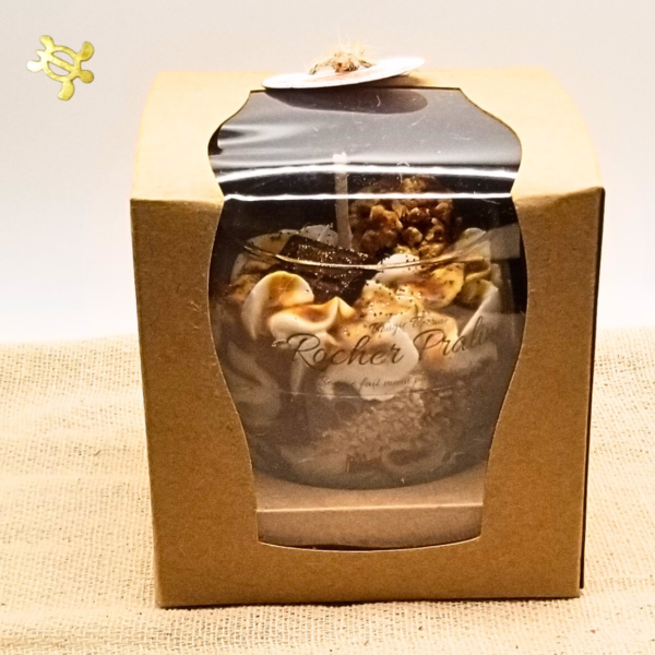 Bougie Verrine ROCHER PRALINE par Créapoly'S