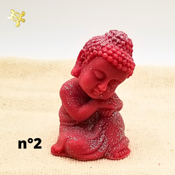 Fondant Bouddha CERISE NOIRE EXPLOSIVE par Créapoly'S