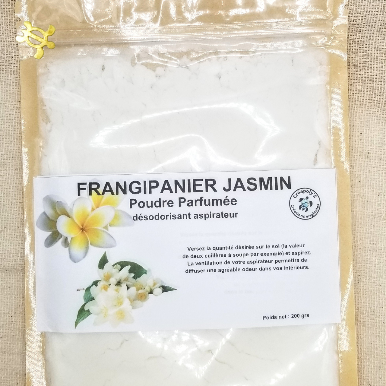 Poudre Parfumée FRANGIPANIER JASMIN par CréapoLy'S