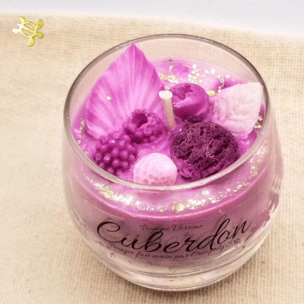 Bougie Verrine CUBERDON par Créapoly'S