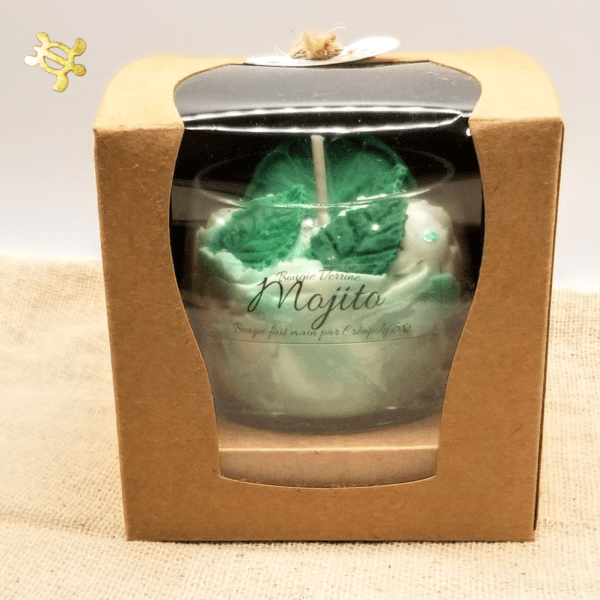 Bougie Verrine MOJITO par Créapoly'S