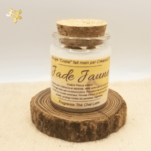 Collection Cristal <br/> JADE JAUNE // THÉ CHAÏ LATTE