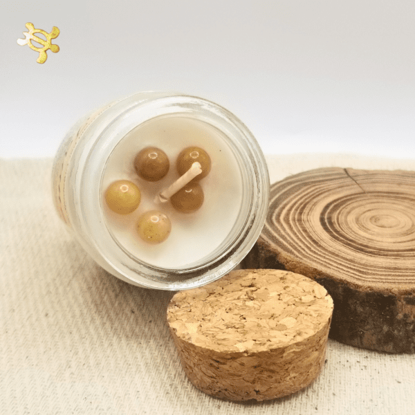 Collection Cristal JADE JAUNE THÉ CHAÏ LATTE par Créapoly'S