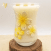 Collection Blanche JADE JAUNE FLEUR D'ORANGER par Créapoly'S
