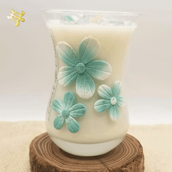 Collection Blanche APATITE FLEUR DE COTON par Créapoly'S