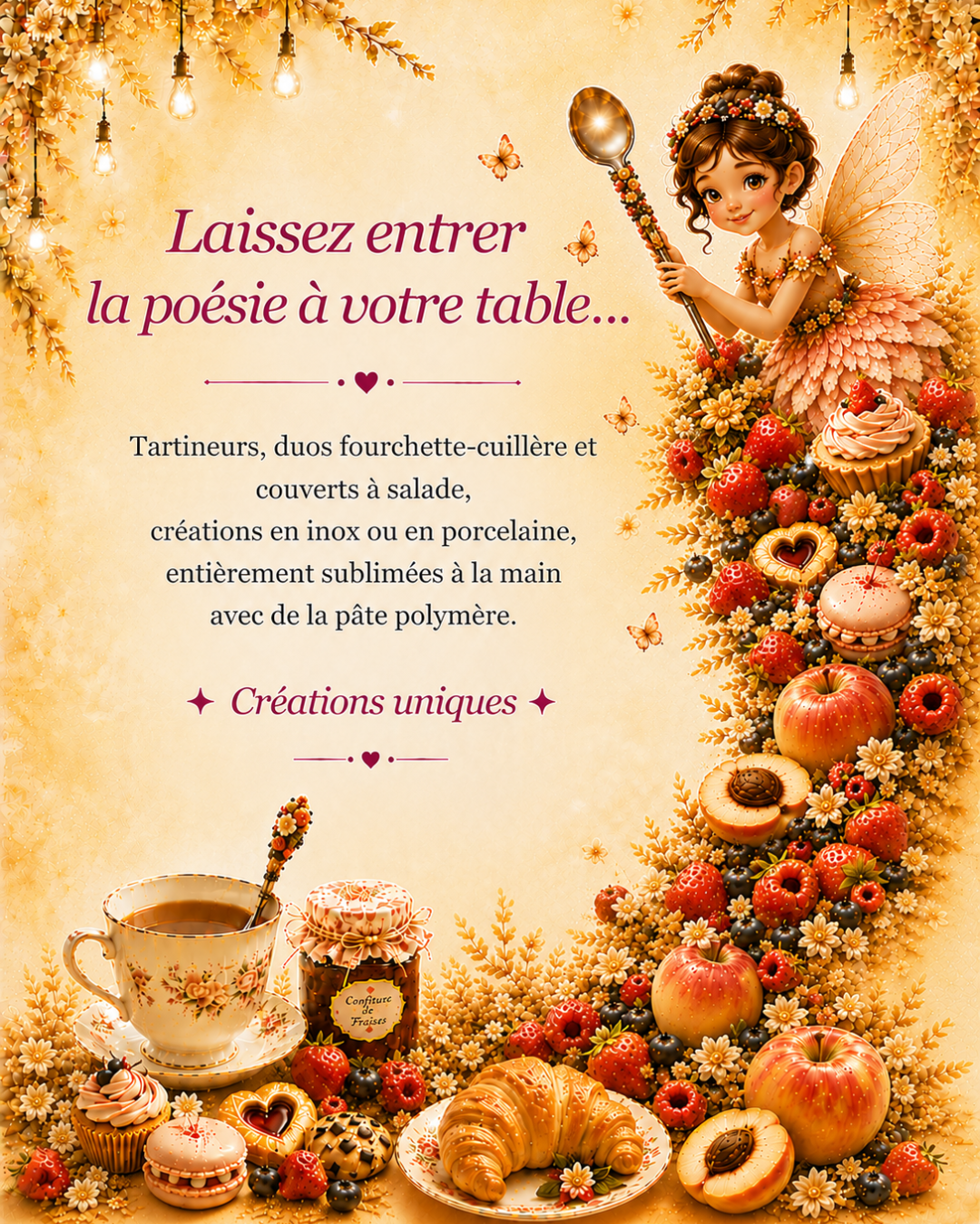 Laissez entrer la poésie à votre table