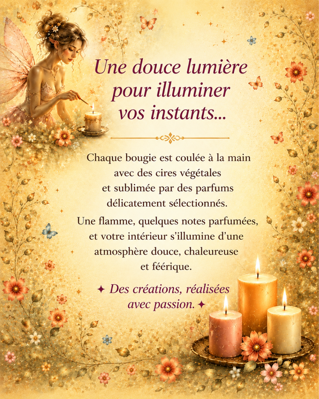 Une douce lumière pour illuminer vos instants